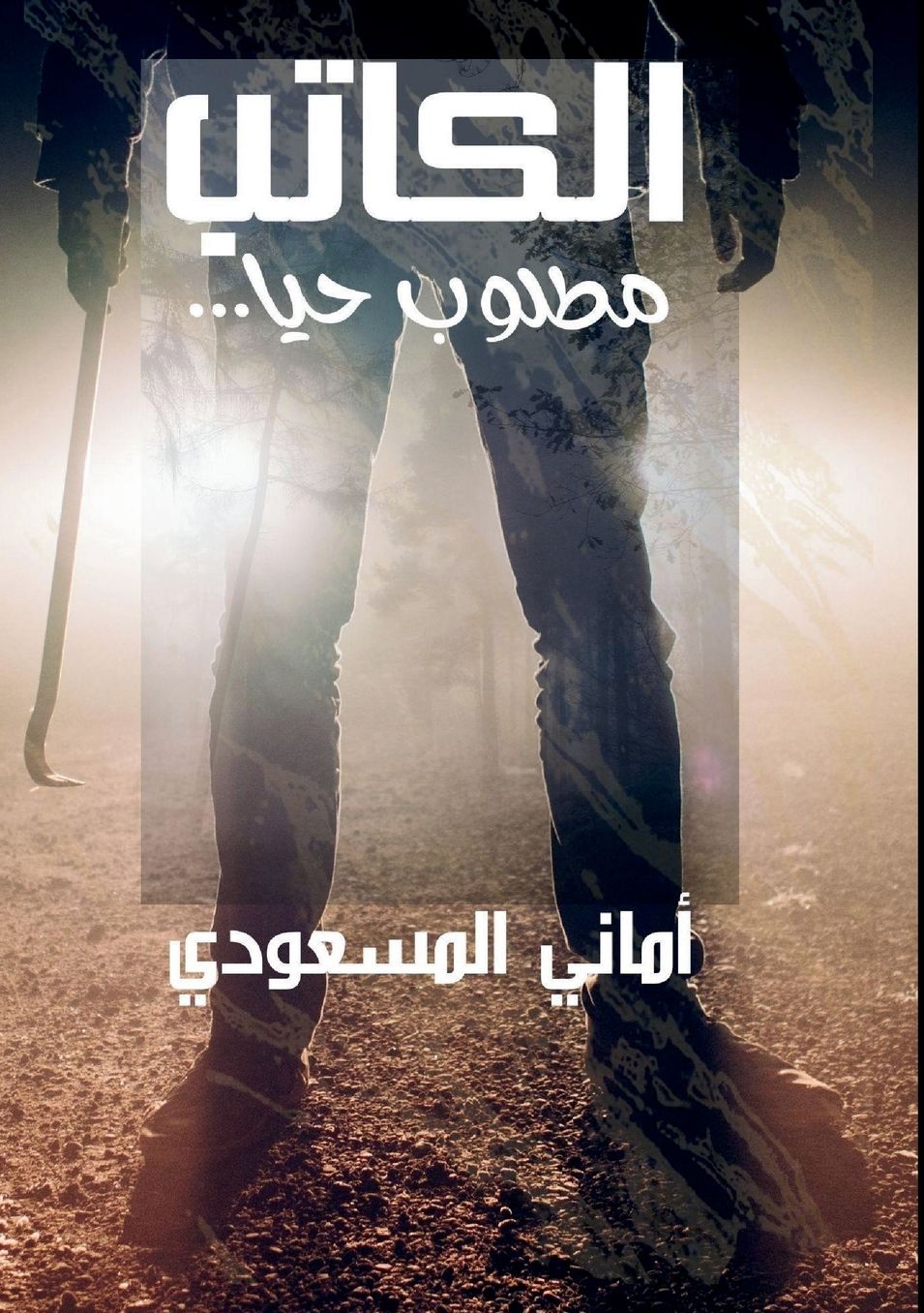الغلاف الأمامي — ...الكاتب مطلوب حيًّا