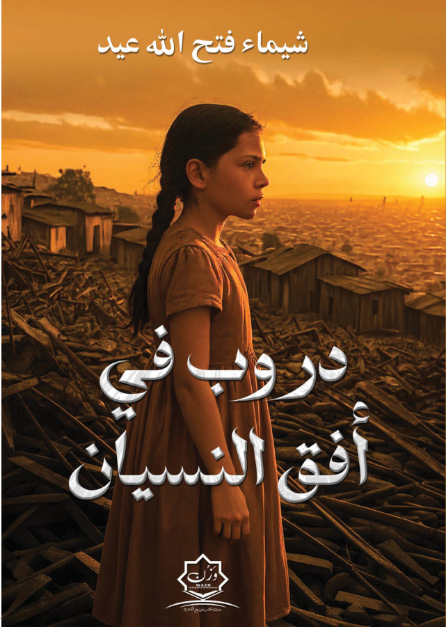 الغلاف الأمامي — دروب في أفق النسيان