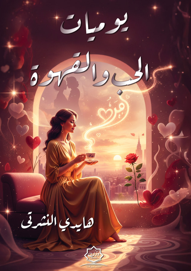 الغلاف الأمامي — يوميات الحب والقهوة