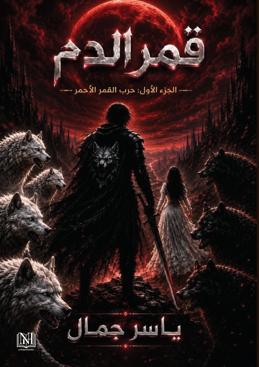 الغلاف الأمامي — قمر الدم