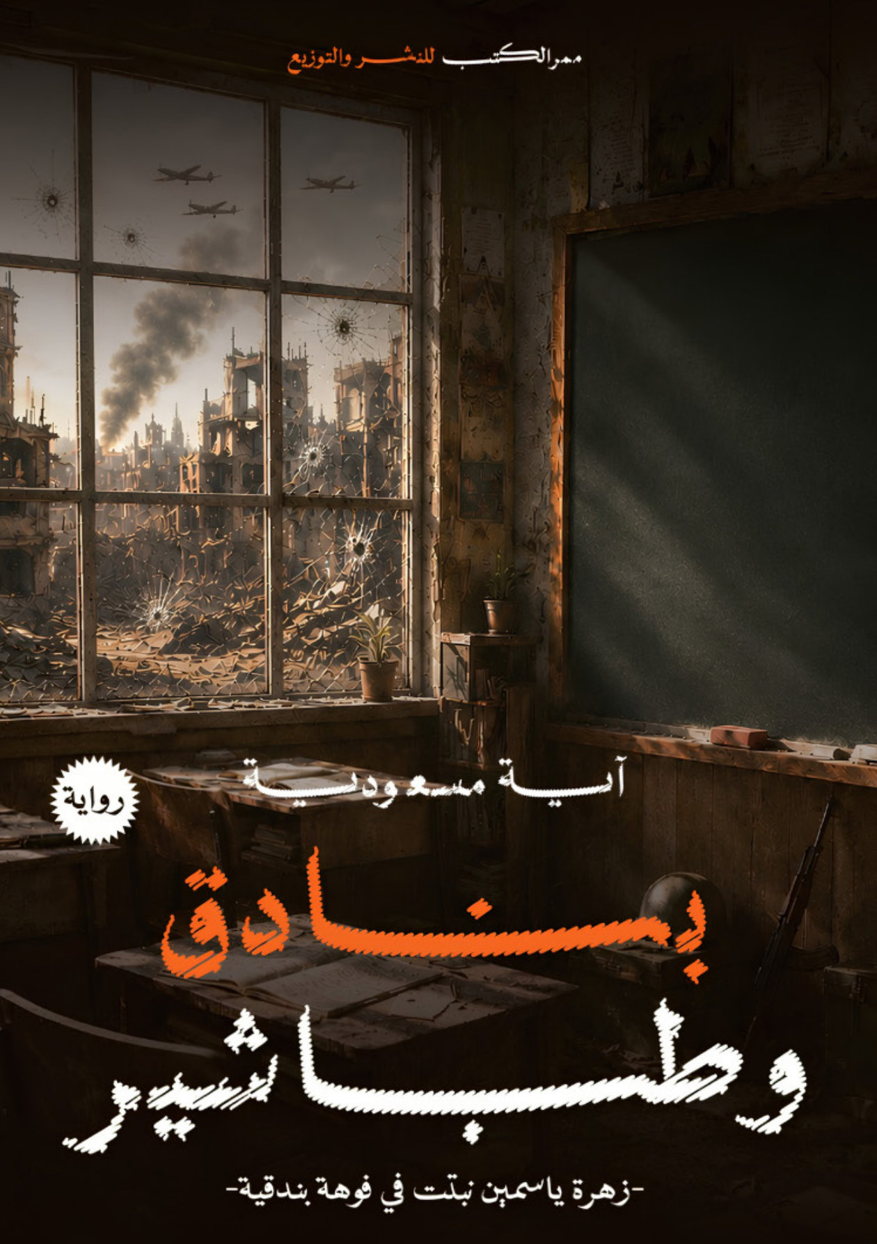 الغلاف الأمامي — بنادق وطباشير