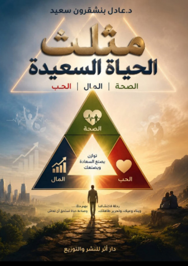 الغلاف الأمامي — مثلث الحياة: الصحة. المال. الحب