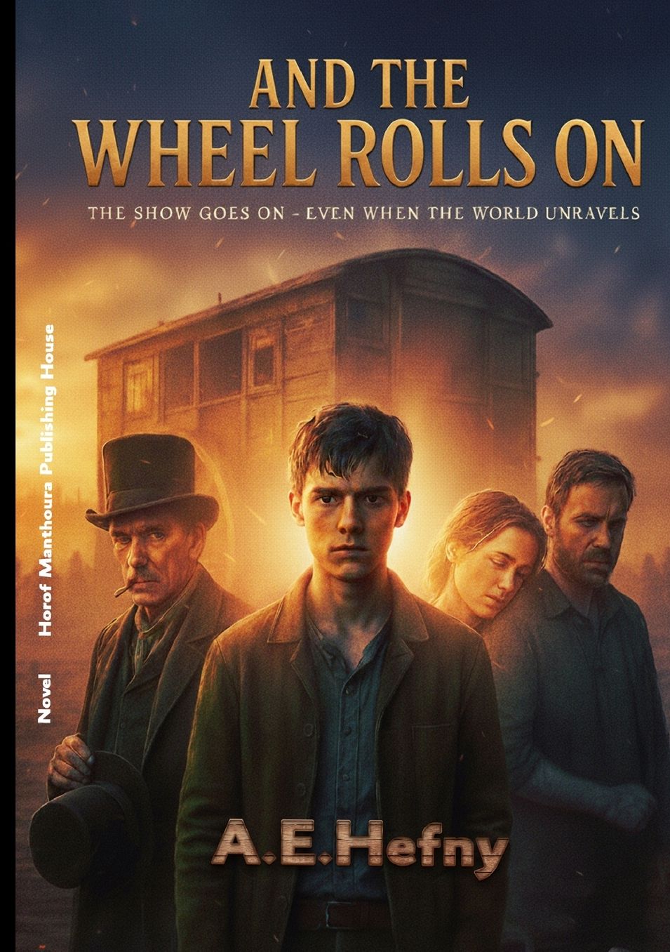 الغلاف الأمامي — And The Wheel Rolls On