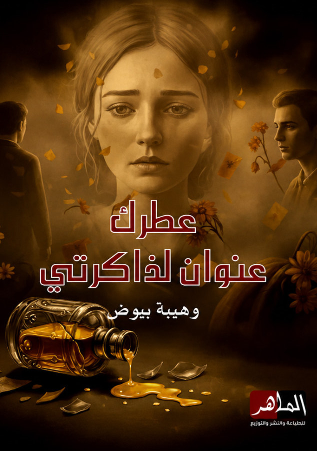 الغلاف الأمامي — عطرك عنوان لذاكرتي